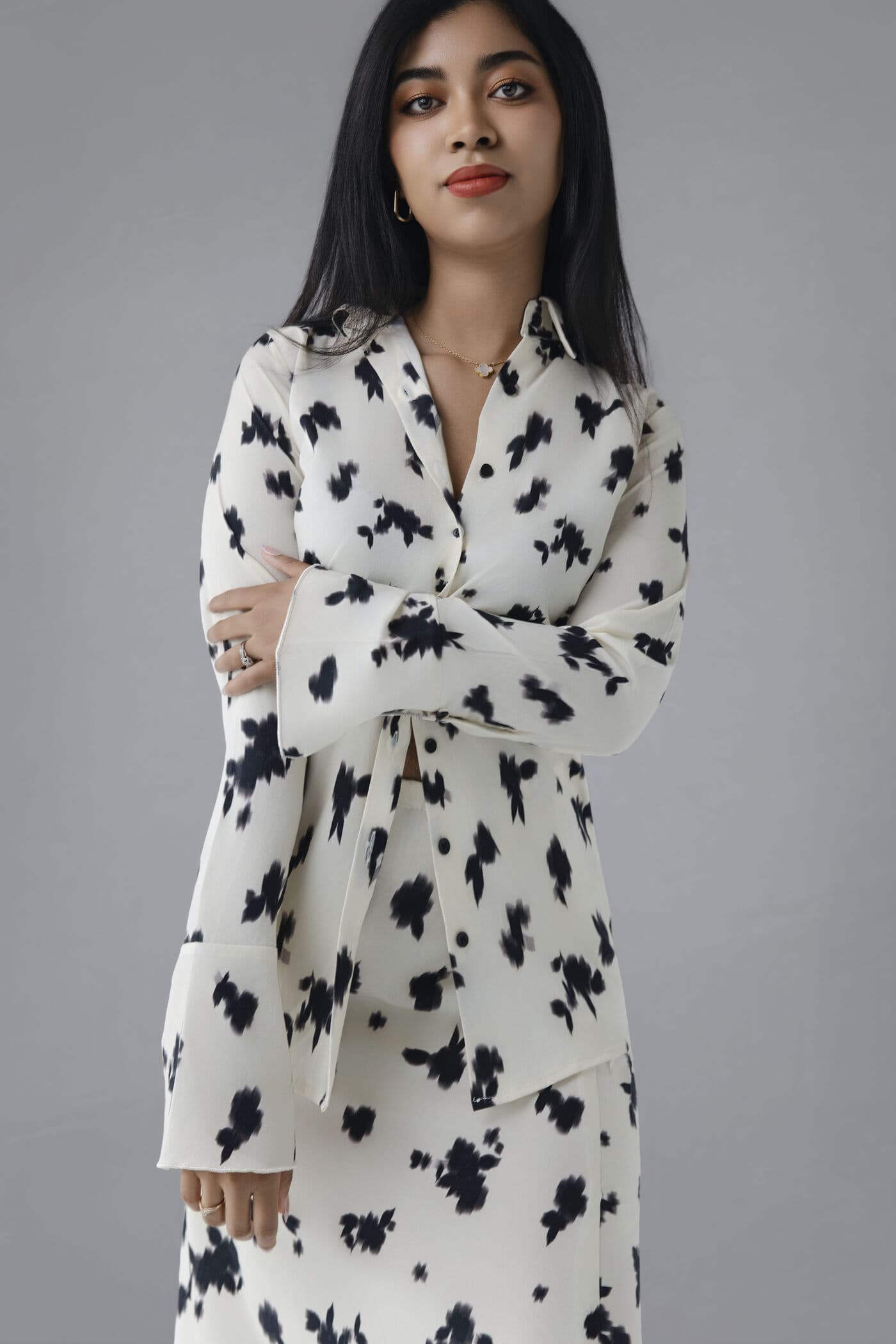 Sahr Set — tie-waist detail
