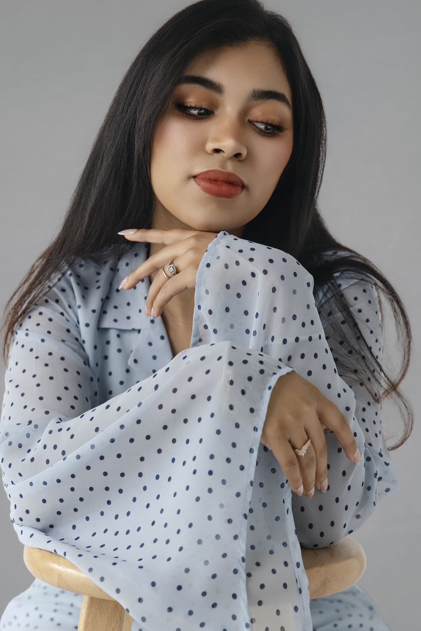 Khi Dress — sheer sleeve detail